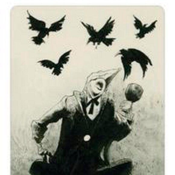 Murder of Crows Tarot Mini, black and white deck, omen bringer, messenger - Picture 5 of 6